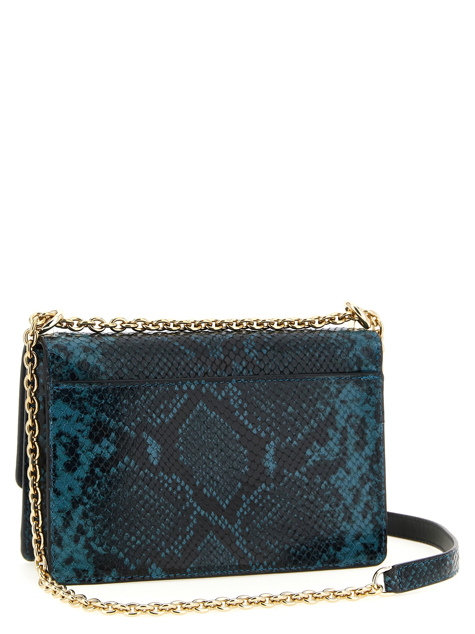 Furla Blue Goatskin Crossbody Bag