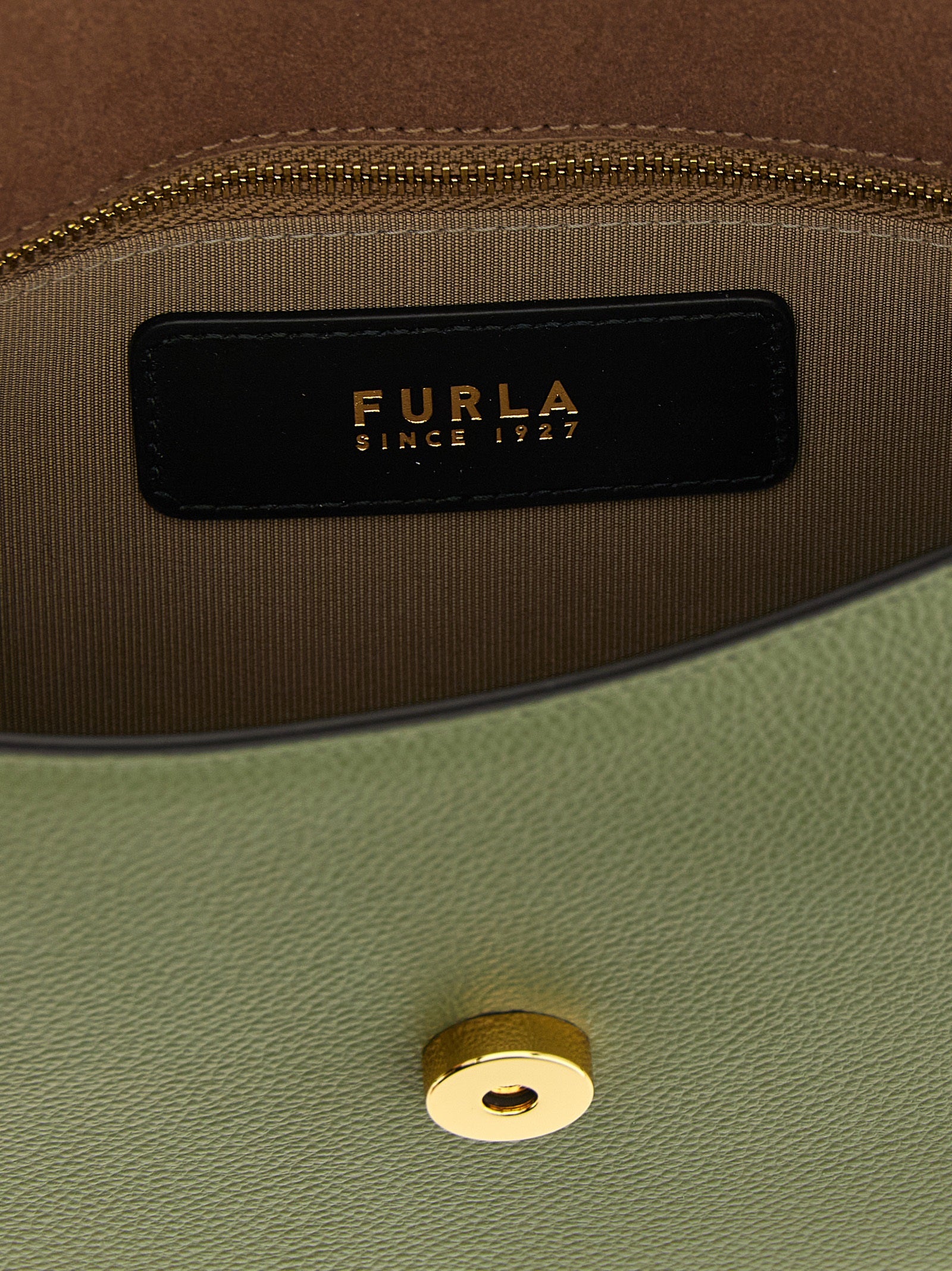 Furla Bicolor Calfskin Crossbody Bag
