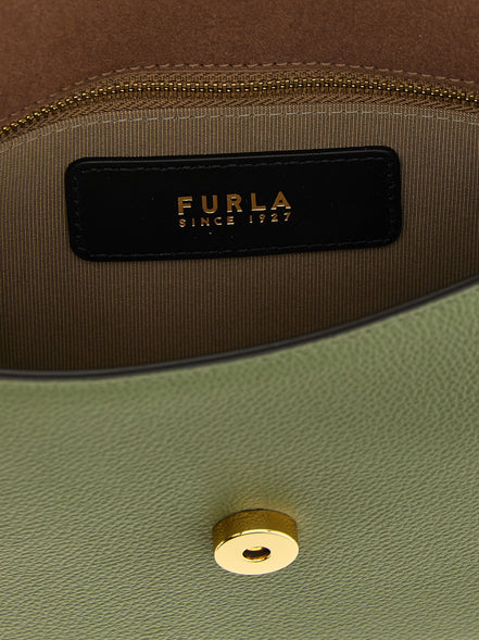 Furla Bicolor Calfskin Crossbody Bag