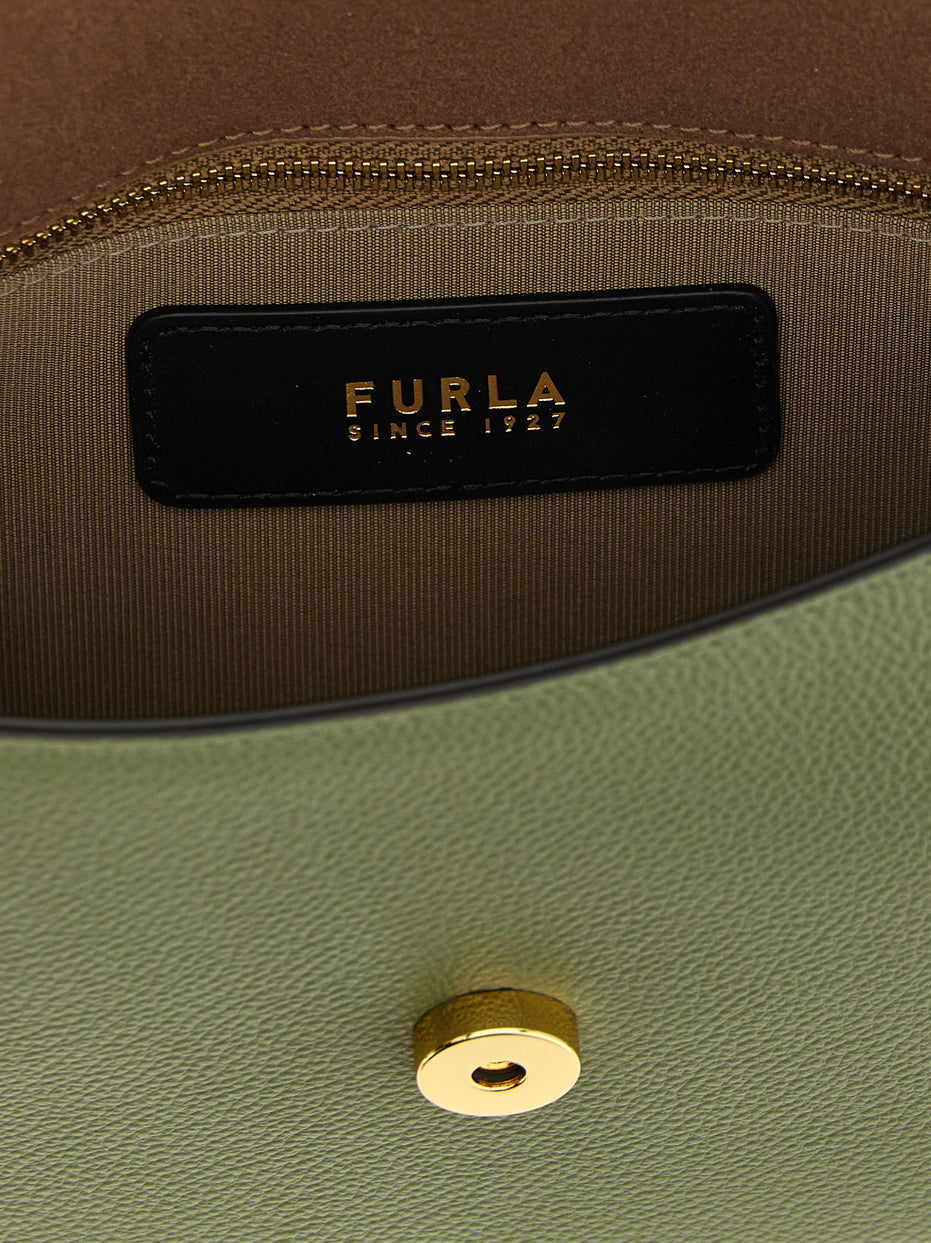 Furla Bicolor Calfskin Crossbody Bag