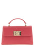 Furla Fuchsia Calfskin Crossbody Bag
