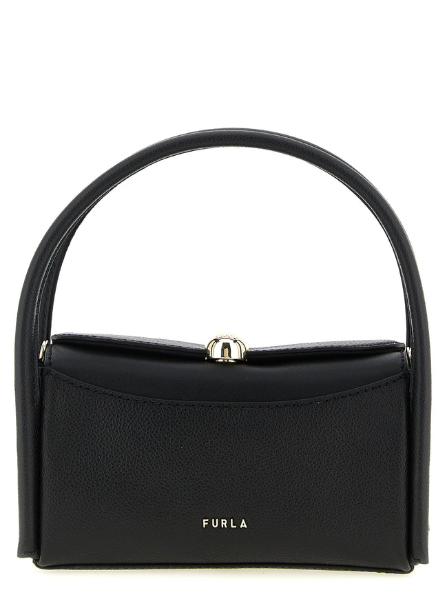 Furla Black Calfskin Handbag