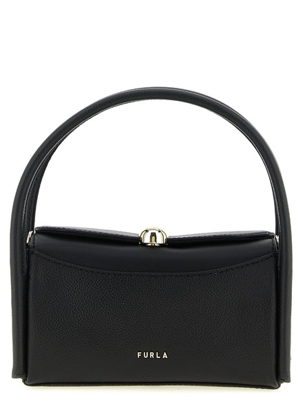 Furla Black Calfskin Handbag