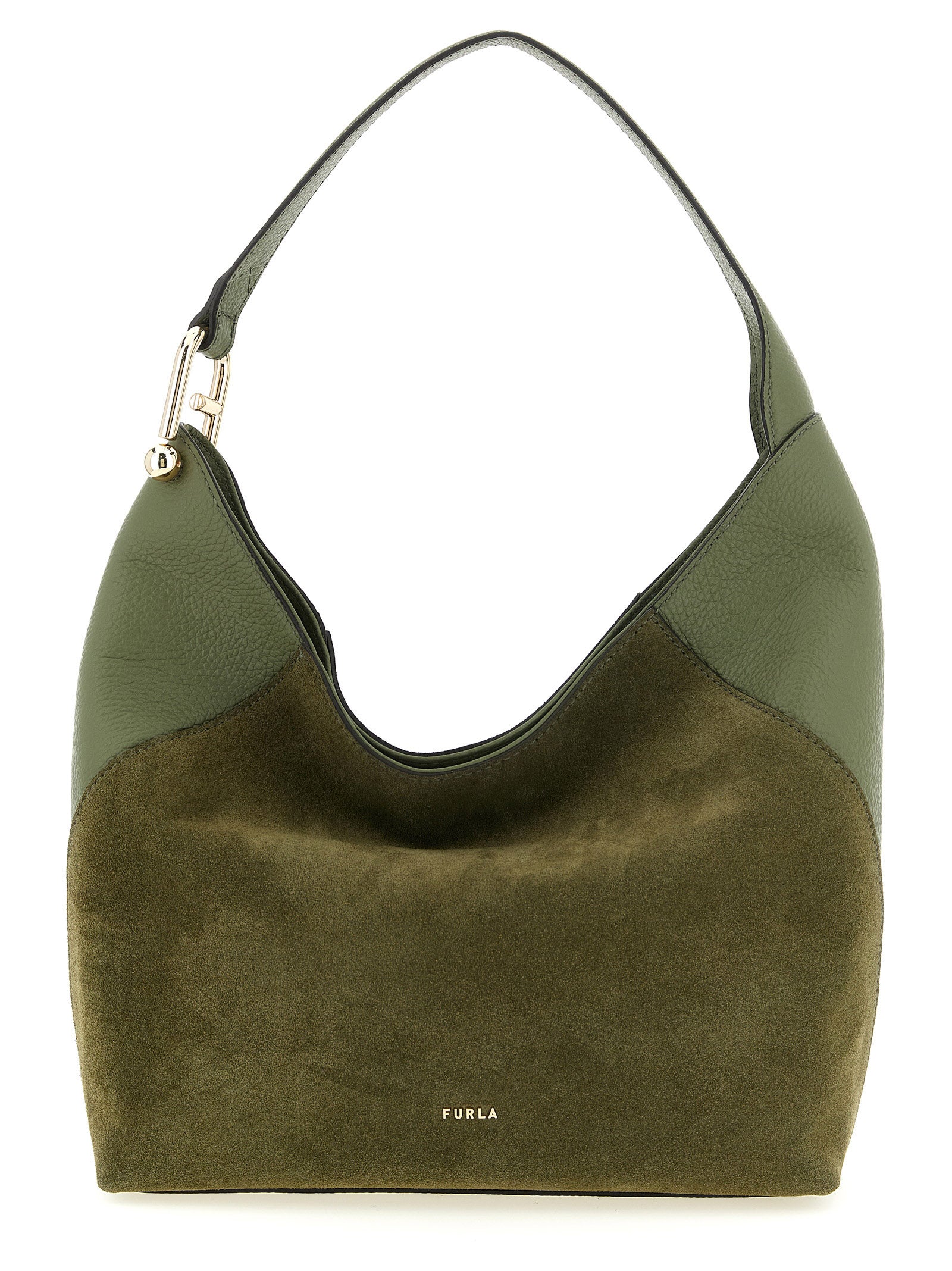 Furla Bicolor Calfskin Shoulder Bag