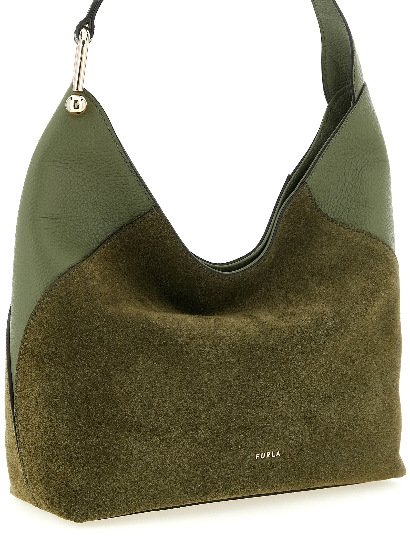 Furla Bicolor Calfskin Shoulder Bag