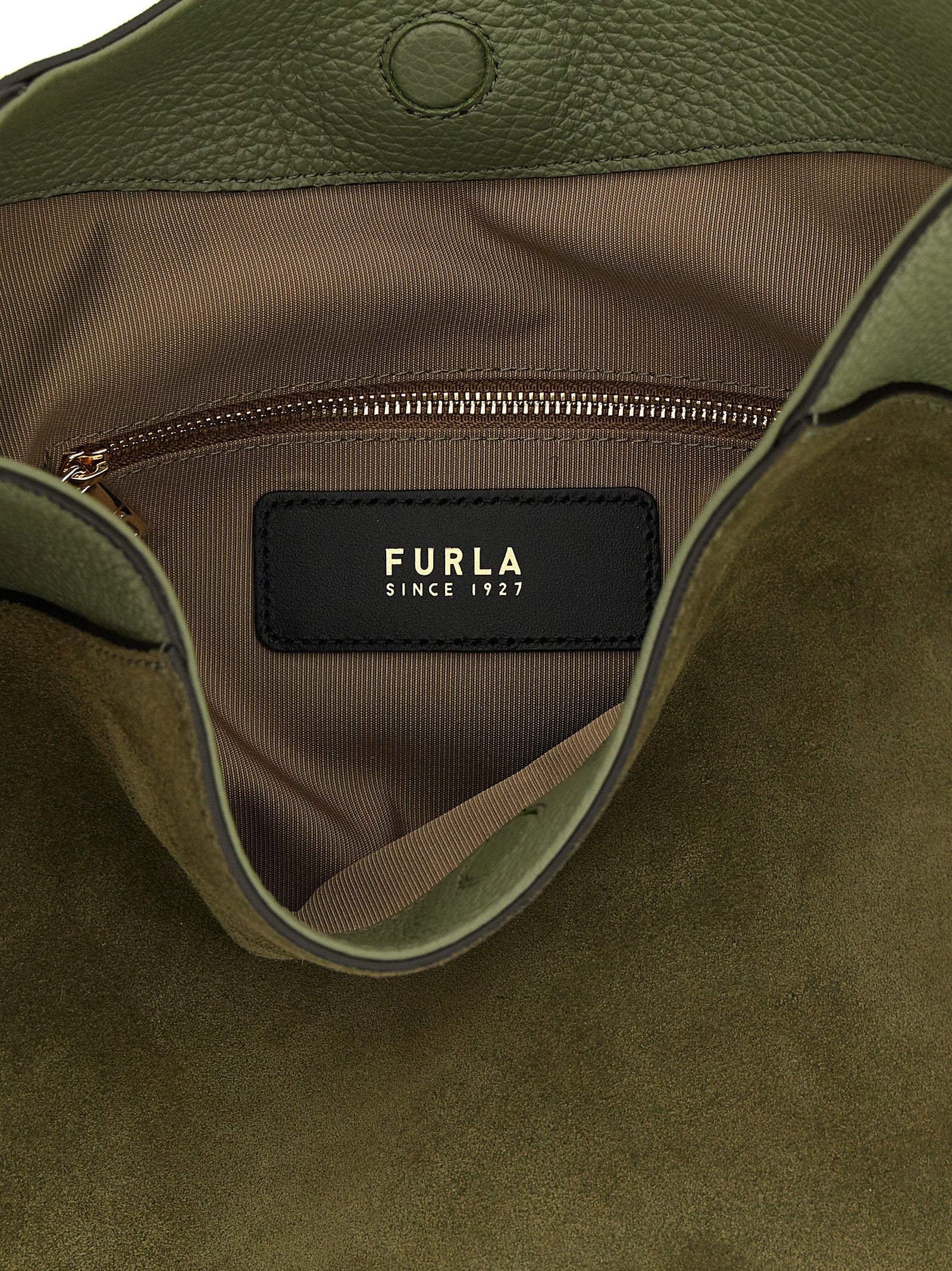 Furla Bicolor Calfskin Shoulder Bag