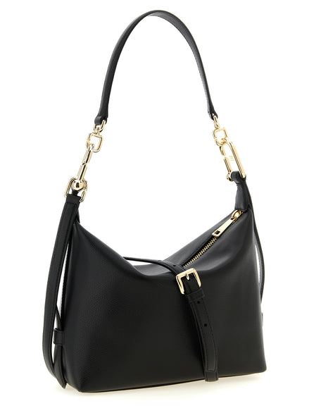 Furla Black Calfskin Shoulder Bag