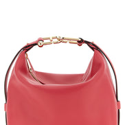 Furla Fuchsia Calfskin Shoulder Bag