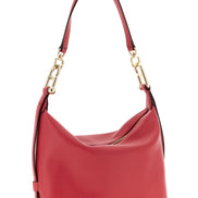 Furla Fuchsia Calfskin Shoulder Bag