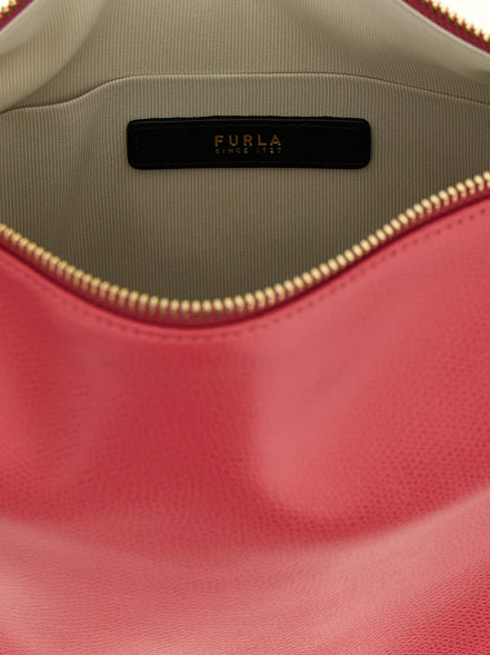 Furla Fuchsia Calfskin Shoulder Bag
