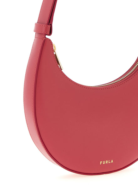 Furla Fuchsia Calfskin Shoulder Bag