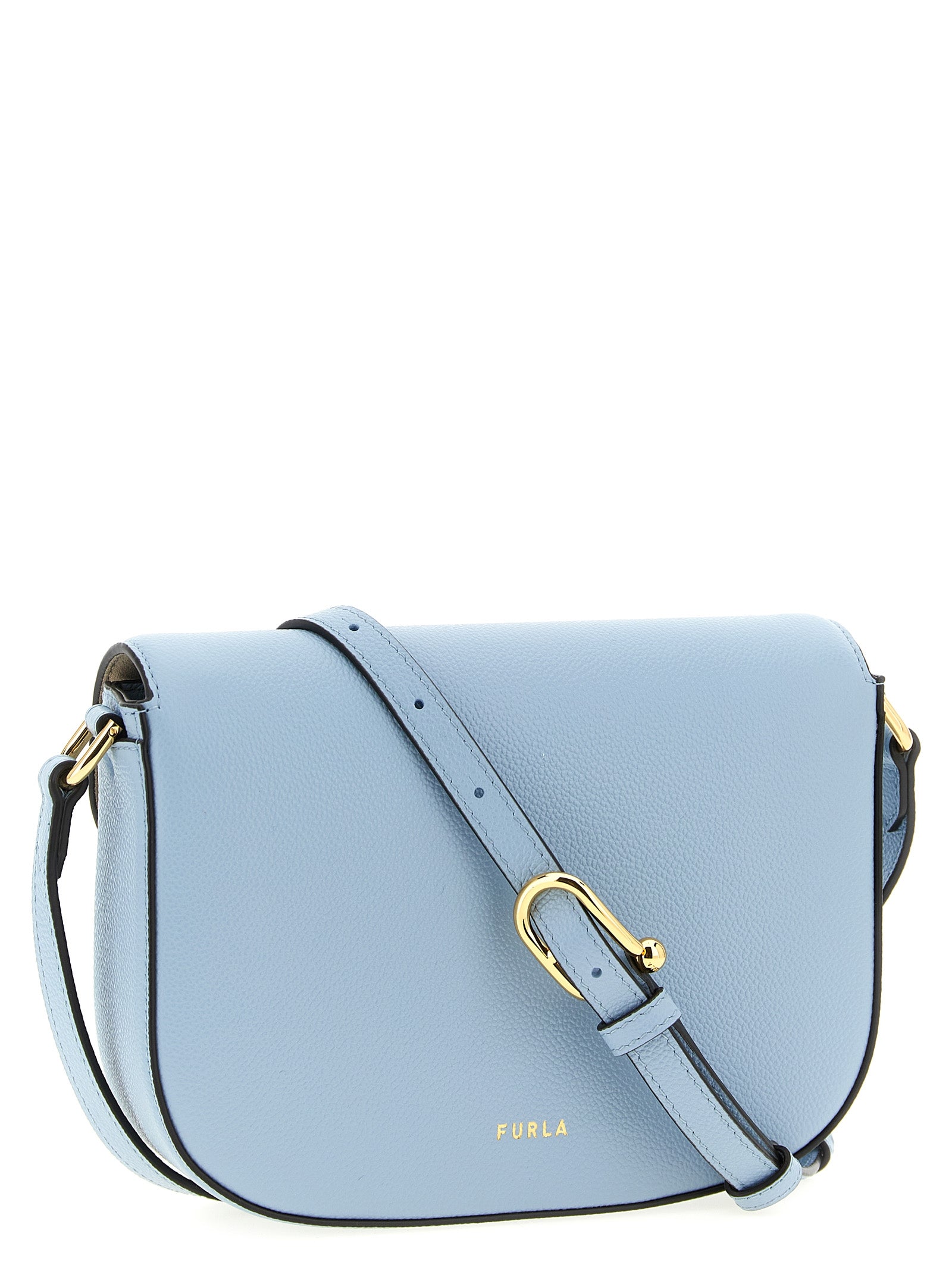 Furla Blue Calfskin Crossbody Bag