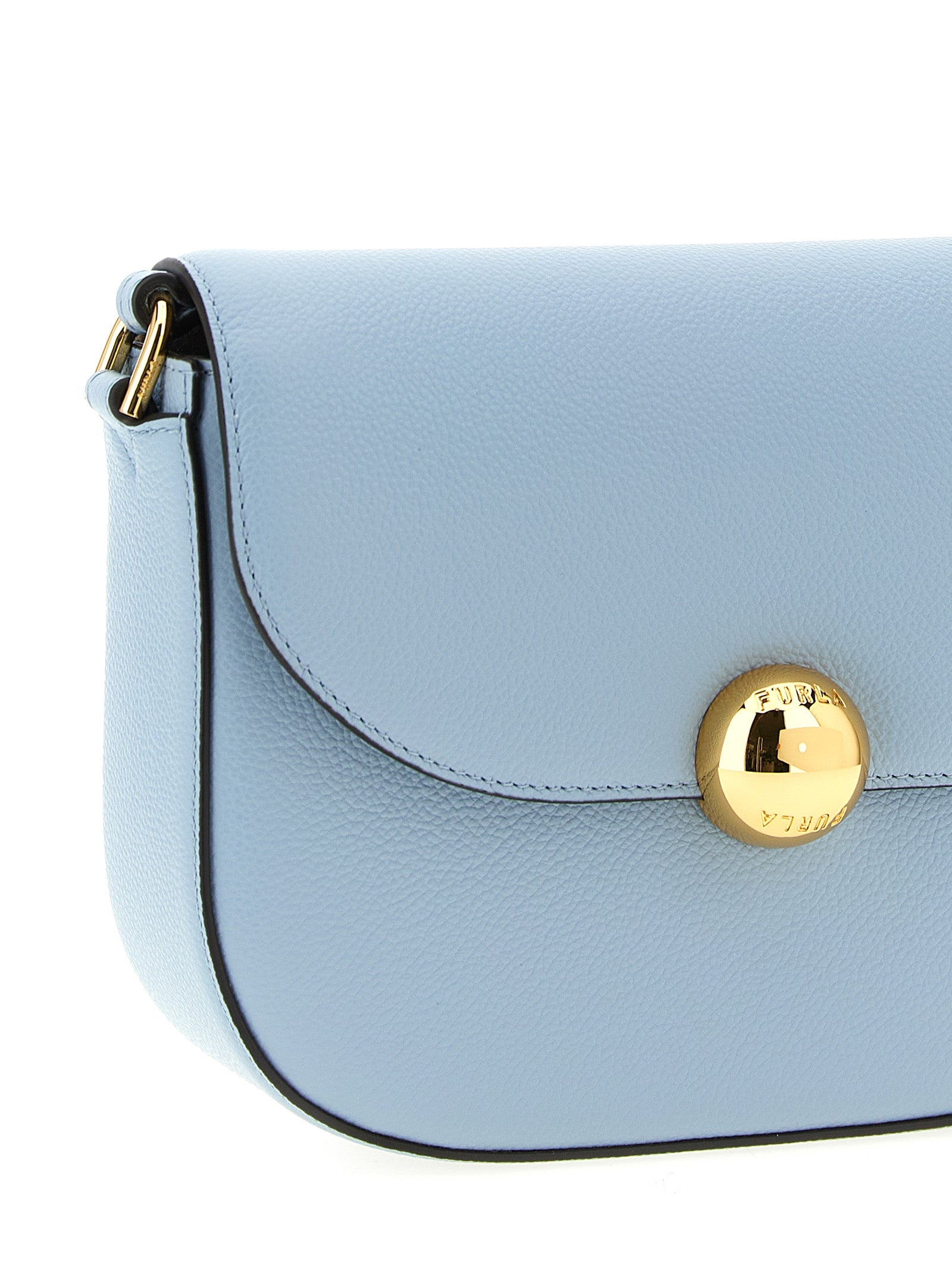 Furla Blue Calfskin Crossbody Bag