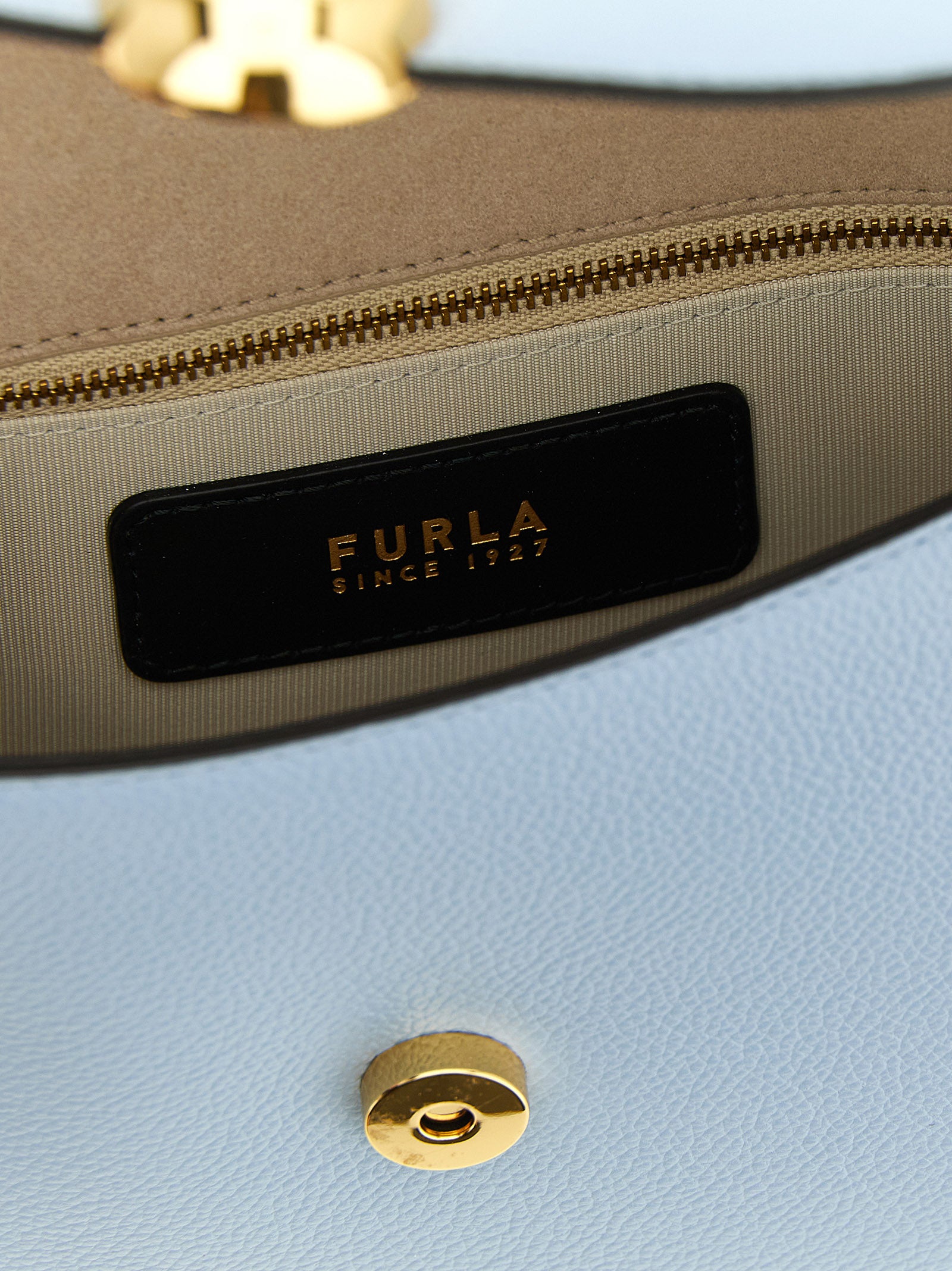 Furla Blue Calfskin Crossbody Bag