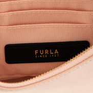 Τσάντα ώμου Furla πολύχρωμη από δέρμα μοσχαριού
