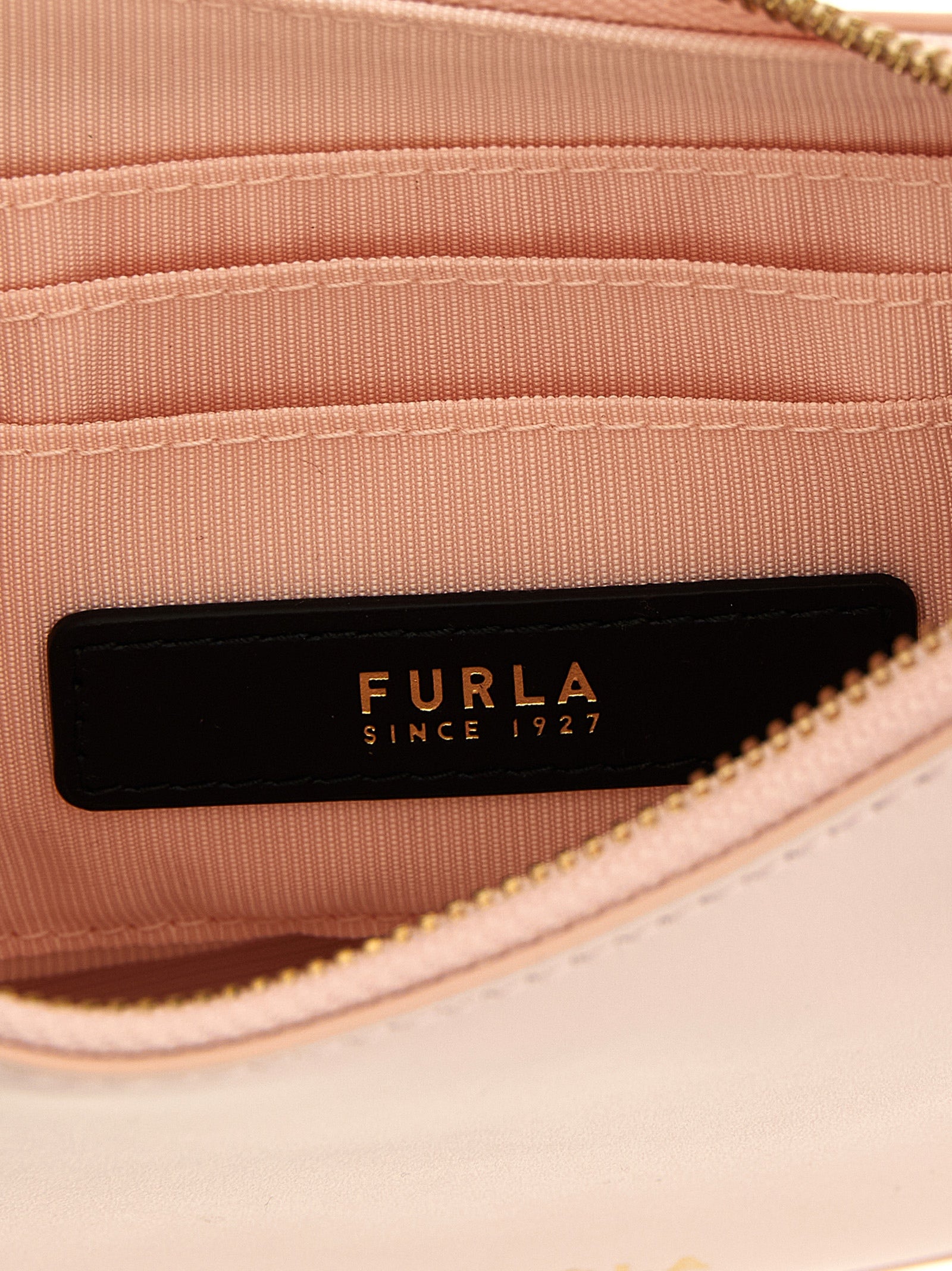 Τσάντα ώμου Furla πολύχρωμη από δέρμα μοσχαριού