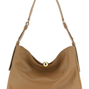 Furla Beige Calfskin Shoulder Bag