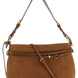 PINKO Brown Cowhide Shoulder Bag