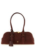 PINKO Bordeaux Cowhide Shoulder Bag