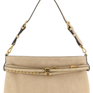PINKO Beige Cowhide Shoulder Bag