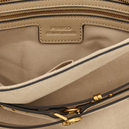 PINKO Beige Cowhide Shoulder Bag