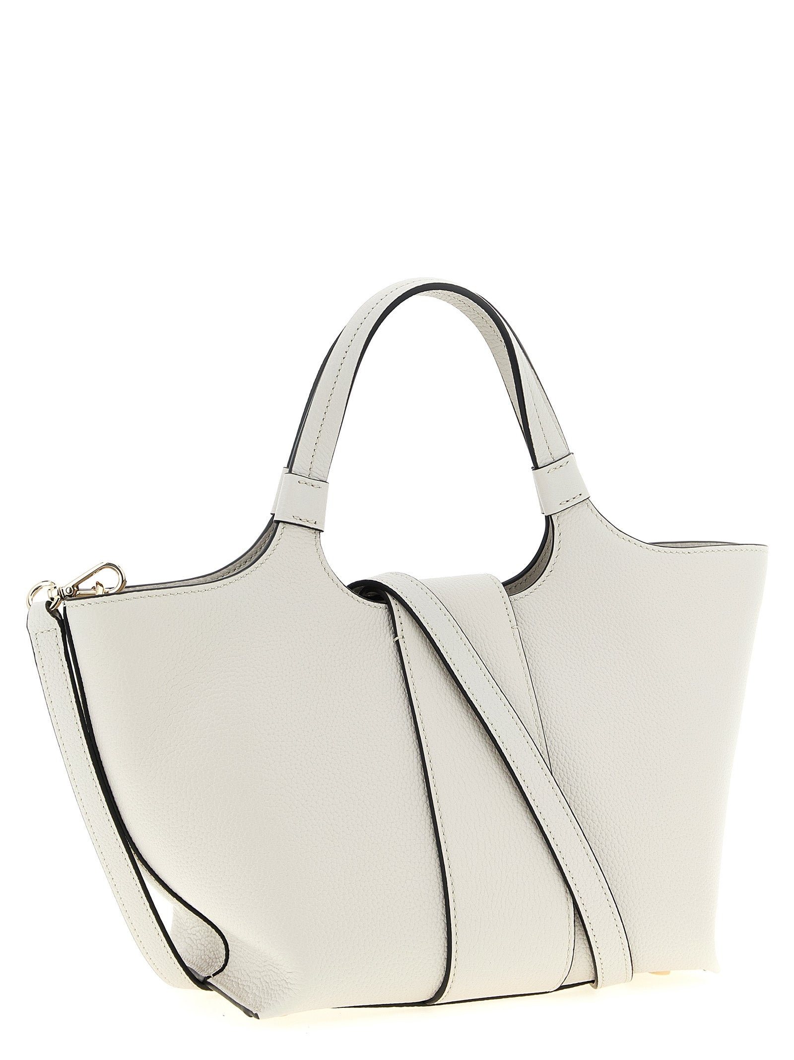 Roger Vivier Gray Calfskin Tote Bag