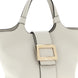 Roger Vivier Gray Calfskin Tote Bag
