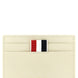 Thom Browne Beige Calfskin Cardholder