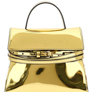 Moschino Gold Polyethylene Handbag