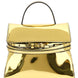 Moschino Gold Polyethylene Handbag