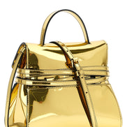 Moschino Gold Polyethylene Handbag