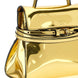 Moschino Gold Polyethylene Handbag