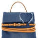 Moschino Blue Cotton Handbag