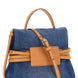Moschino Blue Cotton Handbag