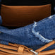 Moschino Blue Cotton Handbag