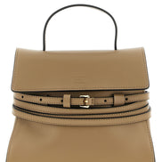 Moschino Beige Napa Leather / Calf Bos Taurus Handbag