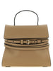 Moschino Beige Napa Leather / Calf Bos Taurus Handbag