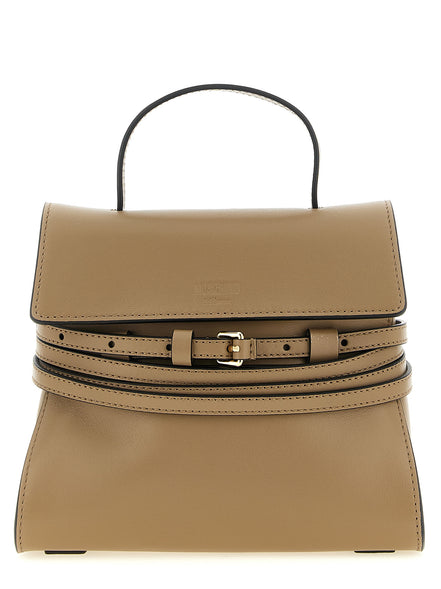 Moschino Beige Napa Leather / Calf Bos Taurus Handbag
