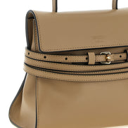 Moschino Beige Napa Leather / Calf Bos Taurus Handbag