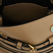 Moschino Beige Napa Leather / Calf Bos Taurus Handbag