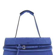 Moschino Blue Calfskin Shoulder Bag