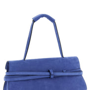 Moschino Blue Calfskin Shoulder Bag