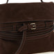 Moschino Brown Calfskin Shoulder Bag