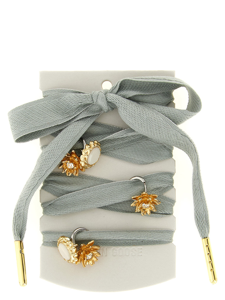 Golden Goose Gray Cotton Broch