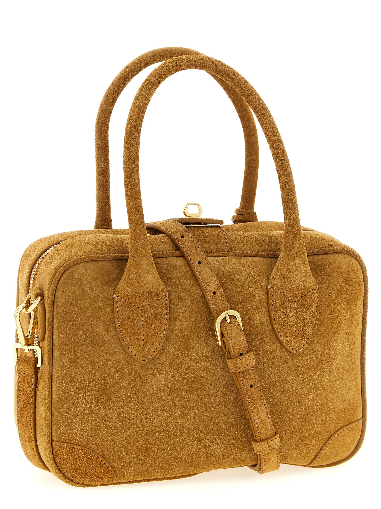 Golden Goose Beige Cowhide Handbag