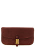 PINKO Bordeaux Cowhide Shoulder Bag
