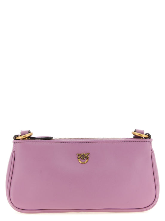 Τσάντα crossbody PINKO πολύχρωμη από δέρμα αγελάδας