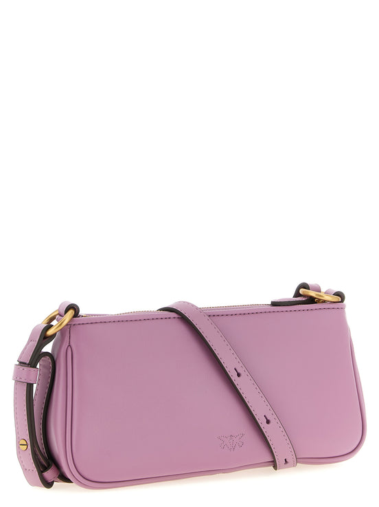 Τσάντα crossbody PINKO πολύχρωμη από δέρμα αγελάδας