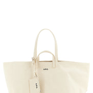 A.P.C. Beige Cotton Tote Bag