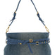 PINKO Blue Cotton Shoulder Bag